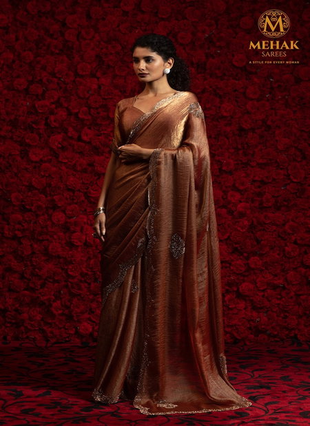 Mehek 1138 A To E Satin Chiffon Saree Bulk Orders In India